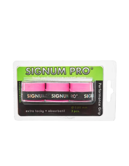 Signum Pro Performance Grip Różowe (3 szt.) - owijki wierzchnie