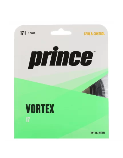 Prince Vortex Black - naciąg tenisowy