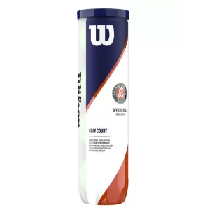 Wilson Roland Garros Clay Court (4 szt.) - piłki tenisowe