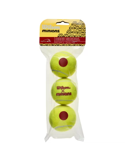 Wilson Minions Starter Red Stage 3 (3 szt.) - piłki treningowe