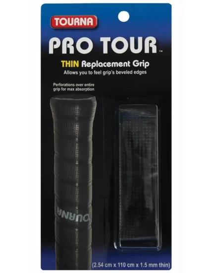 Tourna Pro Tour Grip Czarna - owijka bazowa