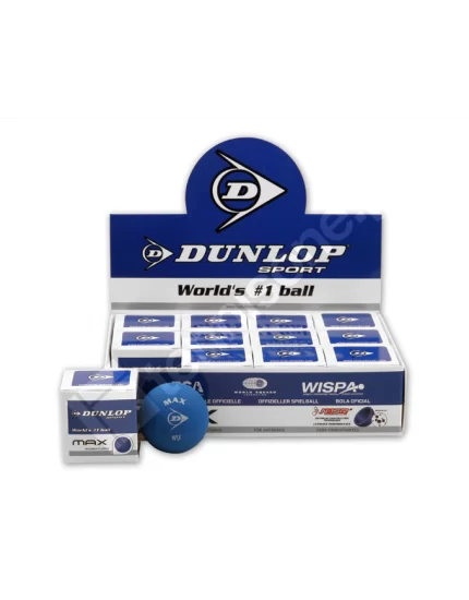 Dunlop Max Squash Ball Blue - piłka do squasha