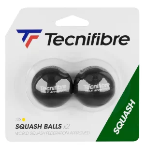Tecnifibre Squash Balls Yellow 2 - piłki do squasha