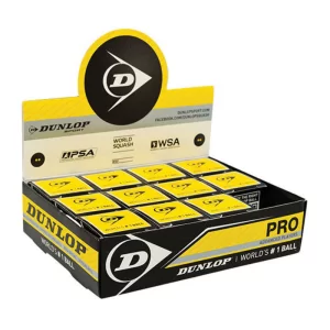 Dunlop Pro Double Yellow (12 szt.) - piłki do squasha