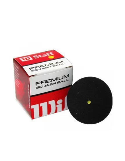 Wilson Staff Squash Ball Yellow Dot - piłka do squasha