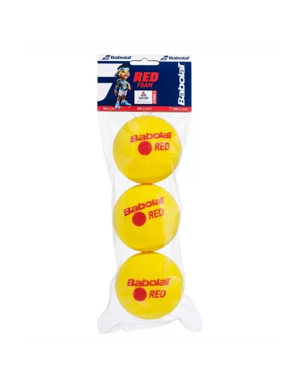 Babolat Red Foam Stage 3 (3 szt.) - piłki treningowe
