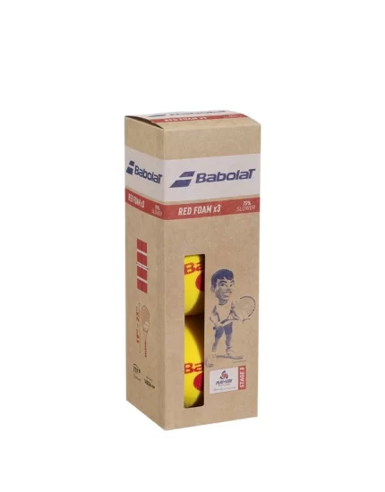 Babolat Red Foam Stage 3 (3 szt.) - piłki treningowe