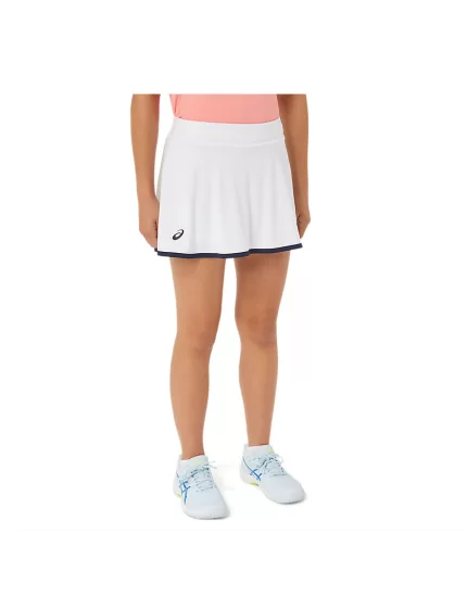 Asics Girls Tennis Skort Brilliant White - spódniczka dziewczęca