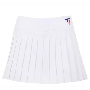 Tecnifibre Team Skort Biała Junior - spódniczka tenisowa