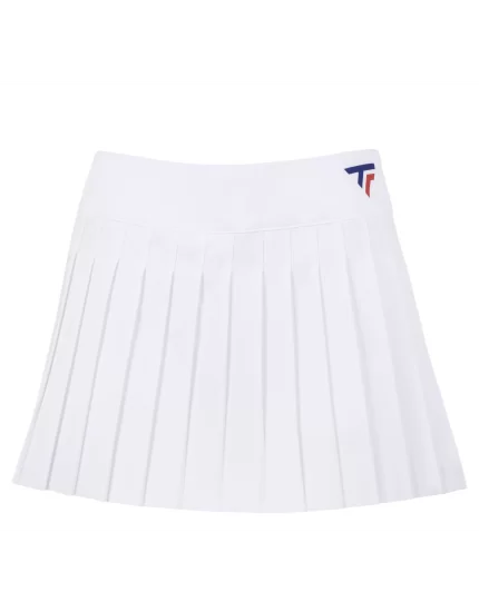 Tecnifibre Team Skort Biała Junior - spódniczka tenisowa