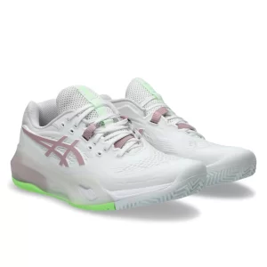 Asics Gel-Resolution X Clay White Morganite - buty tenisowe