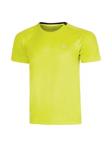Fila T-Shirt Cassian Yellow - koszulka tenisowa