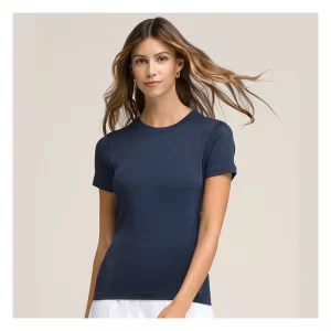 Wilson W Pro Seamless Tee Classic Navy - koszulka tenisowa