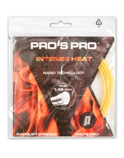Pro's Pro Intense Heat Żółty - naciąg tenisowy