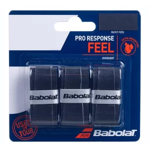 Babolat Pro Response Czarne (3 szt.) - owijki tenisowe