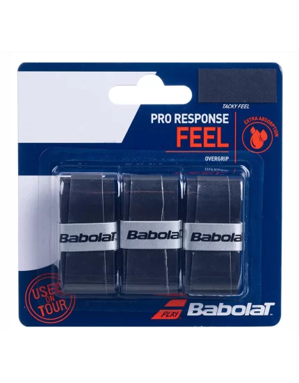 Babolat Pro Response Czarne (3 szt.) - owijki tenisowe