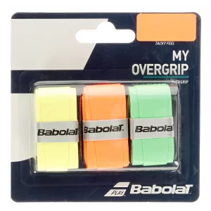Babolat My Overgrip Yellow Fluo Orange Green (3 szt.) - owijki tenisowe