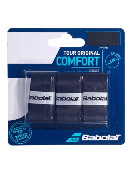 Babolat Tour Original Czarne (3 szt.) - owijki zewnętrzne