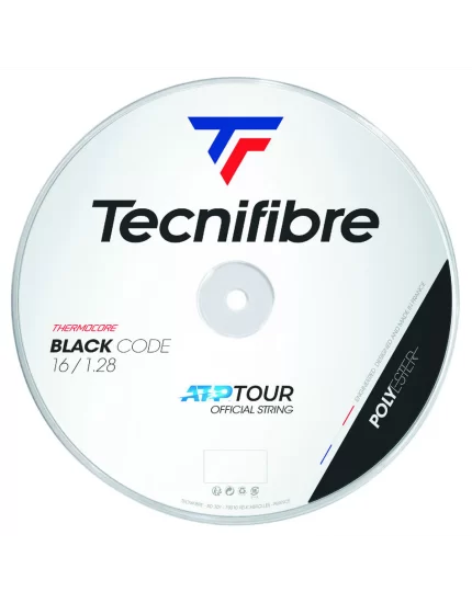 Tecnifibre Black Code Czarny 200m - naciąg tenisowy