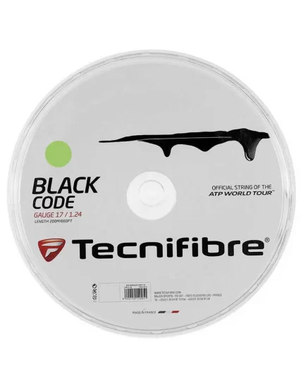 Tecnifibre Black Code Lime 200m - naciąg tenisowy
