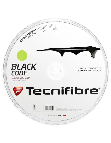 Tecnifibre Black Code Lime 200m - naciąg tenisowy