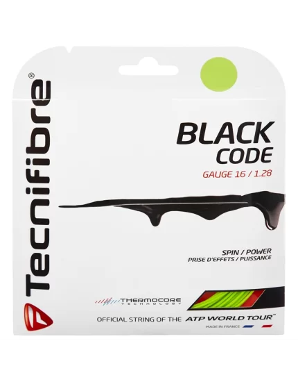 Tecnifibre Black Code Lime - naciąg tenisowy