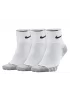 Nike Training Dry Lightweight Quarter (3 pary) White - skarpety tenisowe