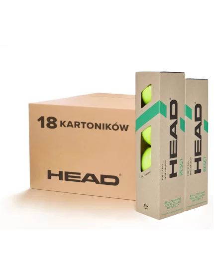 Head Reset - karton piłek tenisowych (18 kartoników)
