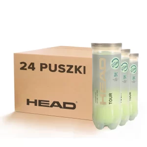 Head Tour (3 szt.) - karton piłek tenisowych (24 puszki)