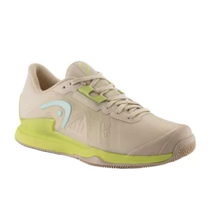 Head Sprint Pro 3.5 Clay Women Macadamia Lime - damskie buty tenisowe