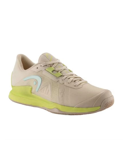 Head Sprint Pro 3.5 Clay Women Macadamia Lime - damskie buty tenisowe