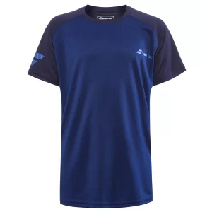 Babolat Play Crew Neck Tee Boy Granatowa 2020 - koszulka tenisowa