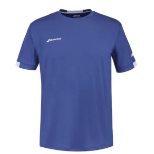 Babolat Play Crew Neck Tee Boy Niebieska 2024 - koszulka tenisowa