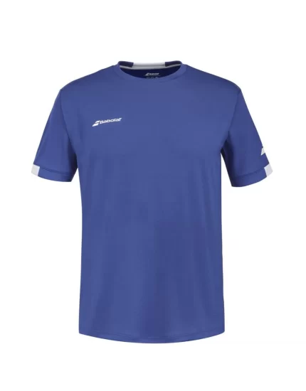 Babolat Play Crew Neck Tee Boy Niebieska 2024 - koszulka tenisowa