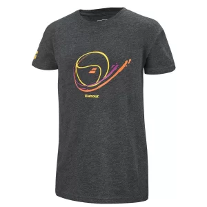 Babolat Vintage Tee Boy Szara - koszulka chłopięca