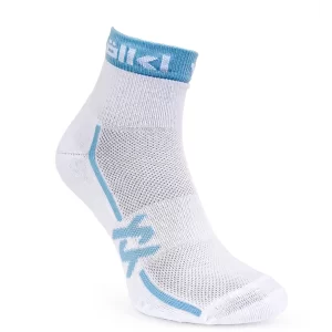 Volkl Tennis Socks Biało Niebieskie (1 para) - skarpety tenisowe