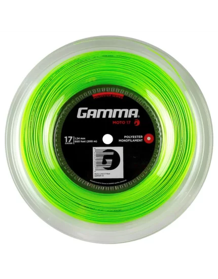 Gamma Moto Lime 200m - naciąg tenisowy