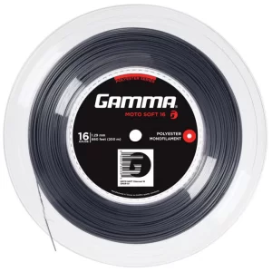 Gamma Moto Soft Charcoal 200m - naciąg tenisowy