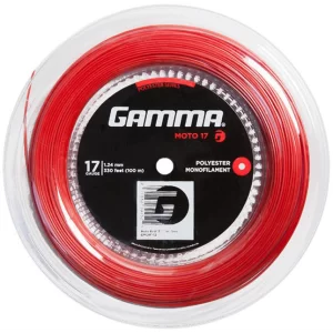 Gamma Moto 5 Years Limited Edition Czerwony 100m - naciąg tenisowy