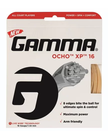 Gamma Ocho XP Natural - naciąg tenisowy