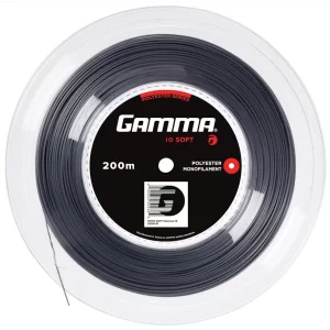 Gamma iO Soft Szary 200m - naciąg tenisowy