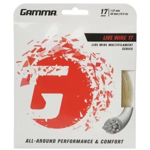 Gamma Live Wire Natural - naciąg tenisowy