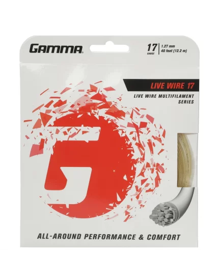 Gamma Live Wire Natural - naciąg tenisowy