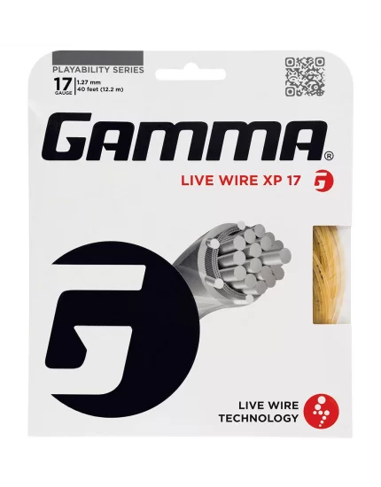 Gamma Live Wire XP Natural - naciąg tenisowy