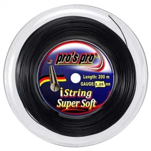 Pro's Pro iString Super Soft Czarny 200m - naciąg tenisowy