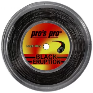 Pro's Pro Eruption Czarny 200m - naciąg tenisowy