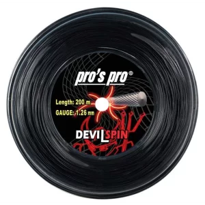 Pro's Pro Devil Spin Black 200m - naciąg tenisowy