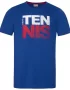 Head Club Chris T-Shirt Junior Royal Blue - koszulka tenisowa