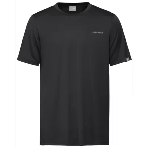 Head Easy Court B Czarna - koszulka tenisowa