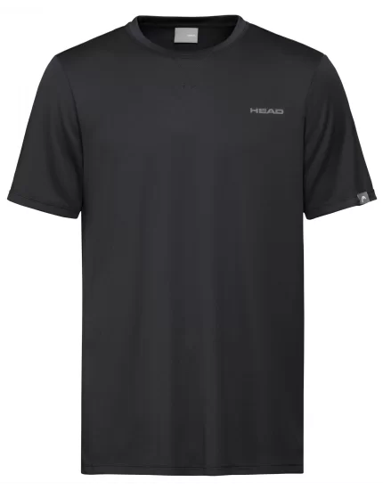 Head Easy Court B Czarna - koszulka tenisowa